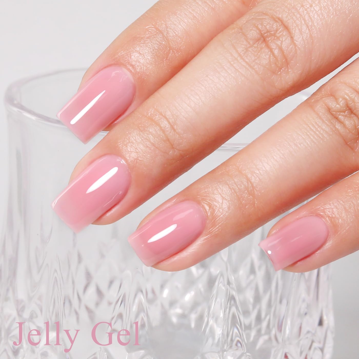 Imtiti Jelly Gel Nail Polish. Pink Sheer Jelly Gel Polish Spring Summer Translucent Art Manicure Salon DIY Design 10ML : Beauty & Personal Care