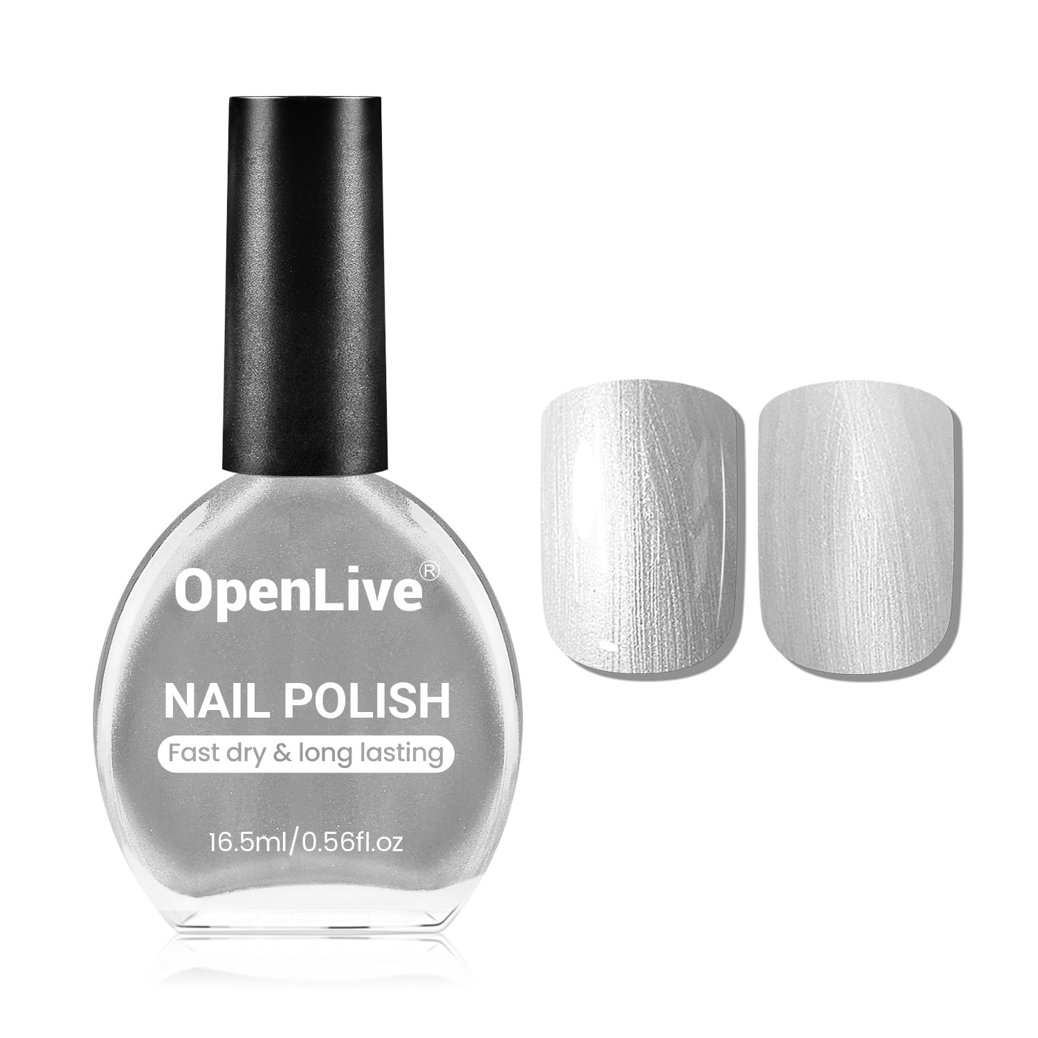 OpenLive 16.5ml Dark Red Nail Polish Large Volume Quick Dry Nail Polish. Long Lasting Shine. Fingernail Toenail Nail Art DIY Home Travel Nail Art Gift : Beauty & Personal Care