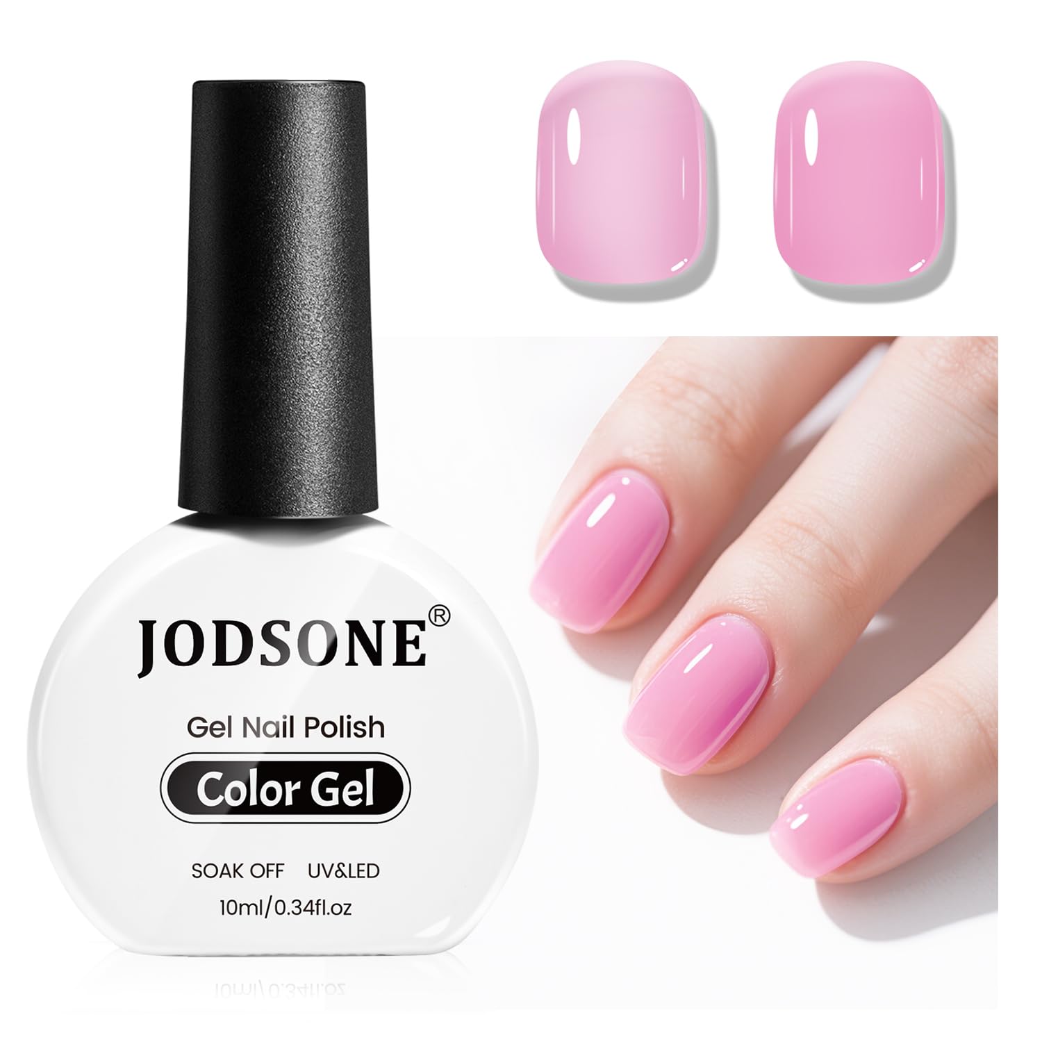 JODSONE Pastel Yellow Gel Nail Polish 10ml Soak Off LED Gel Polish Butter Yellow Nail Color Salon Quality Long-Lasting Low Odor (Need U V Lamp Curing) : Beauty & Personal Care