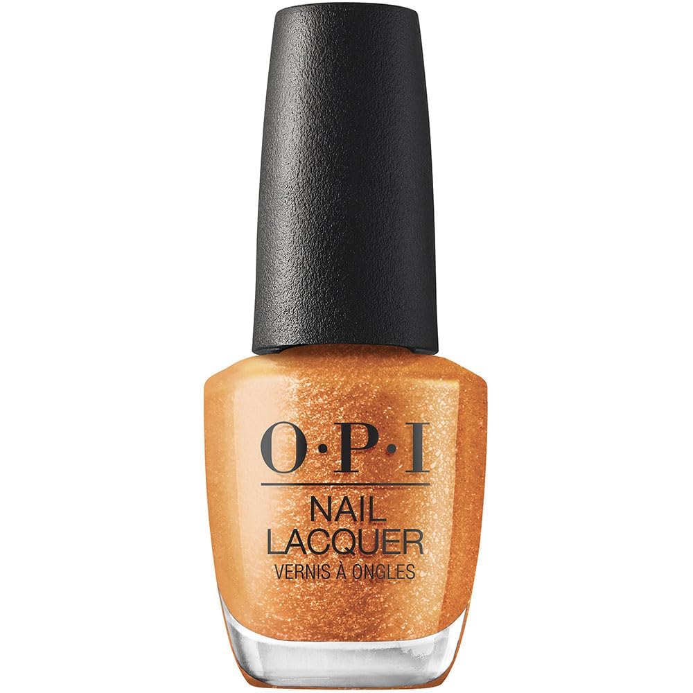 OPI Nail Lacquer Cajun Shrimp | Opaque Bright Orange Crème Chip Resistant Nail Polish | Fast Drying. Streak Free