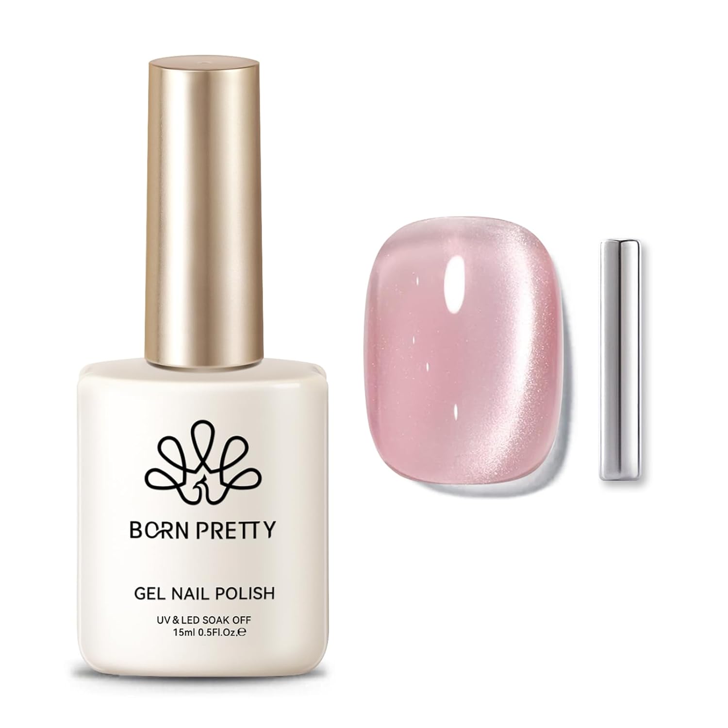 Born Pretty 9D Cat Magnetic Eye Gel Nail Polish Holographic Rainbow Gel Polish Blue Purple Soak Off U V LED Gel Polish Nail Art Design Manicure Salon DIY Home 15ML : Beauty & Personal Care