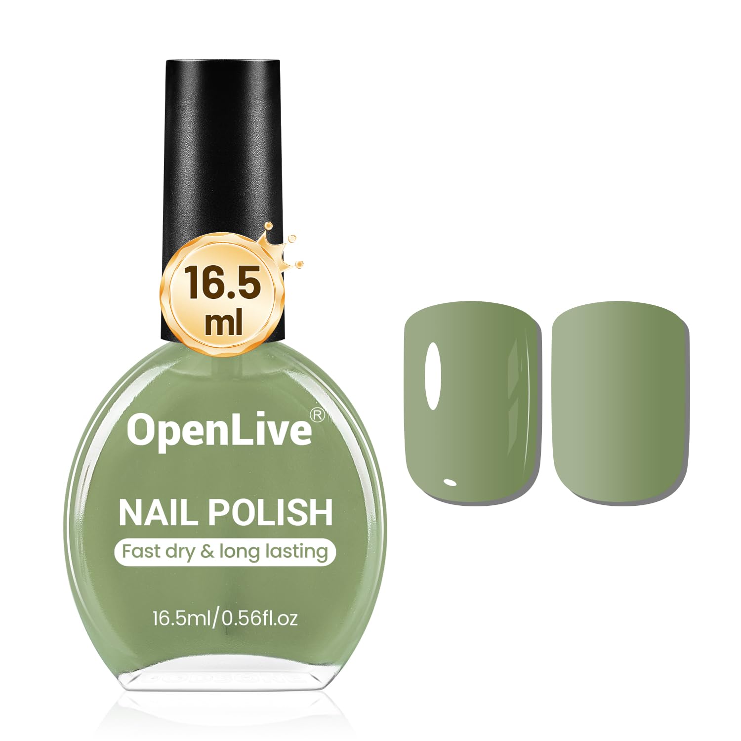 OpenLive 16.5ml Dusty Rose Nail Polish Large Volume Quick Drying Light Pink Nail Polish. Fast Drying and Long Lasting Color Nail Art DIY Home Manicure Gift for Women : Beauty & Personal Care