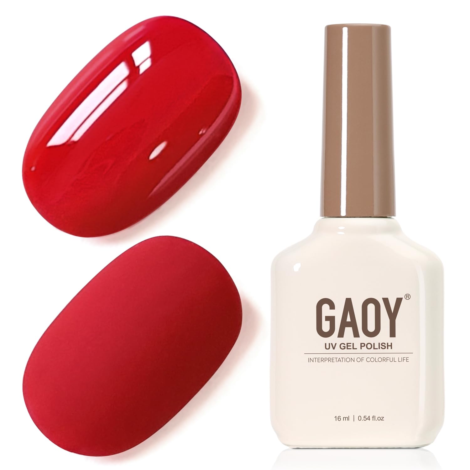 GAOY Sheer Light Pink Gel Nail Polish. 16ml Jelly Milky White Peach Translucent Color 1352 UV Light Cure Gel Polish for Nail Art DIY Manicure and Pedicure at Home : Beauty & Personal Care