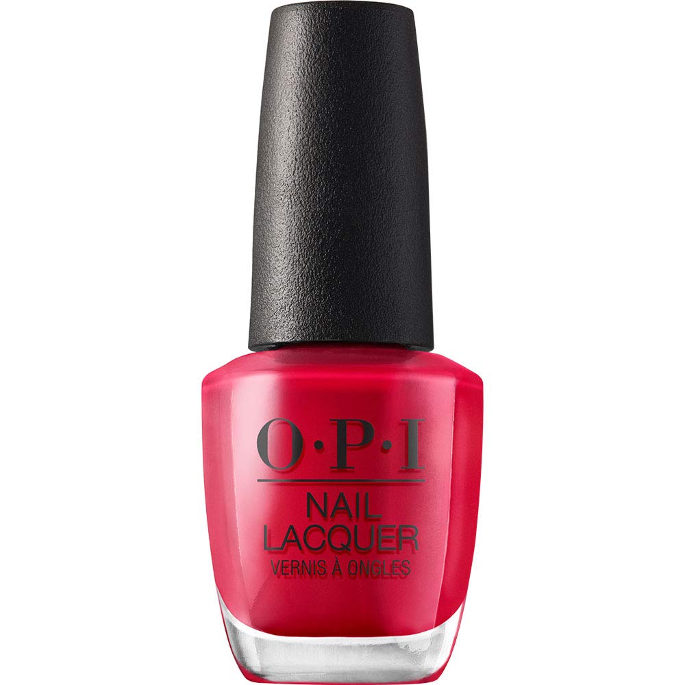 OPI Nail Lacquer Cajun Shrimp | Opaque Bright Orange Crème Chip Resistant Nail Polish | Fast Drying. Streak Free