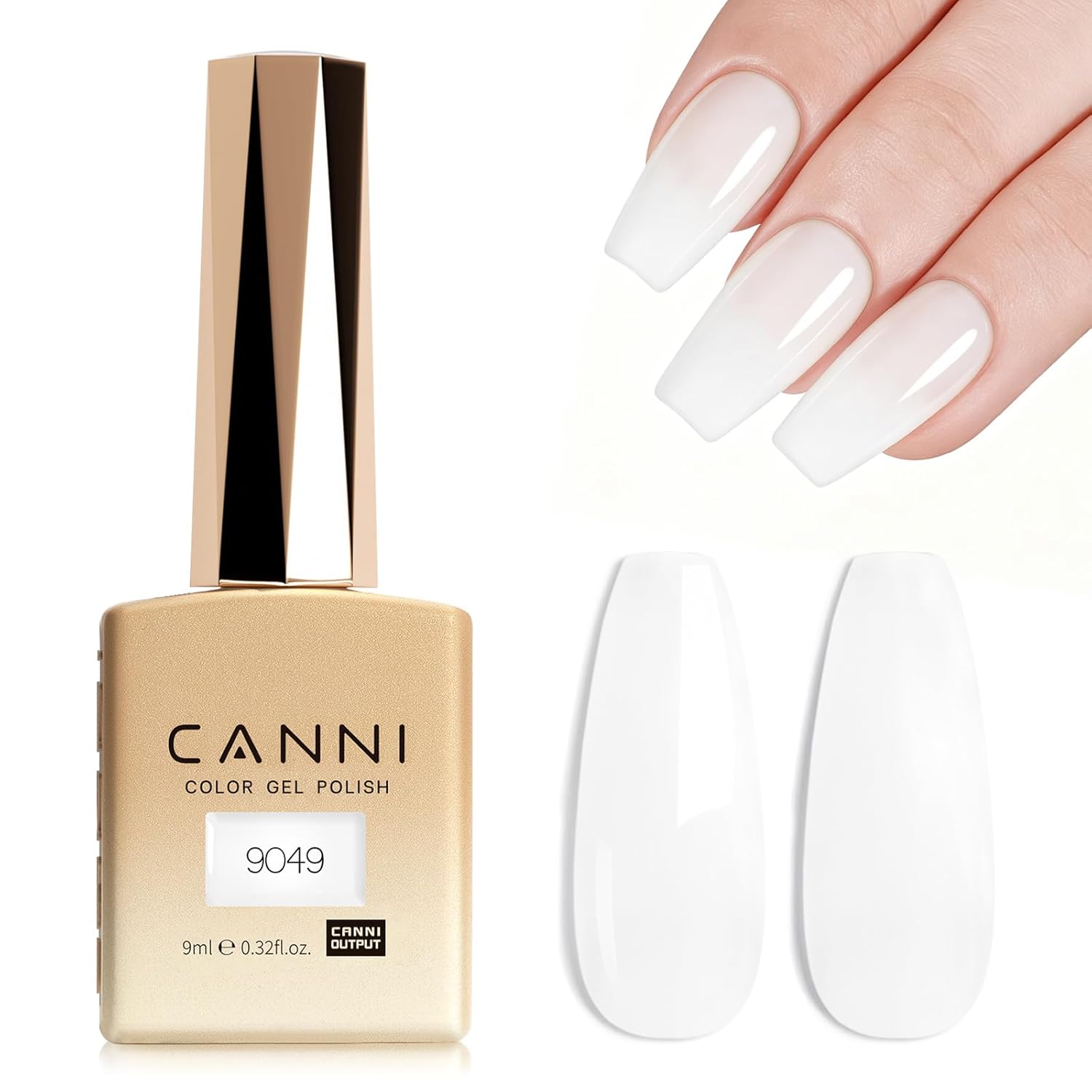 CANNI Light Pink Gel Nail Polish. 1Pcs Baby Pink Gel Polish Soft Pale Color High Gloss Soak Off U V Nail Manicure Salon DIY : Beauty & Personal Care