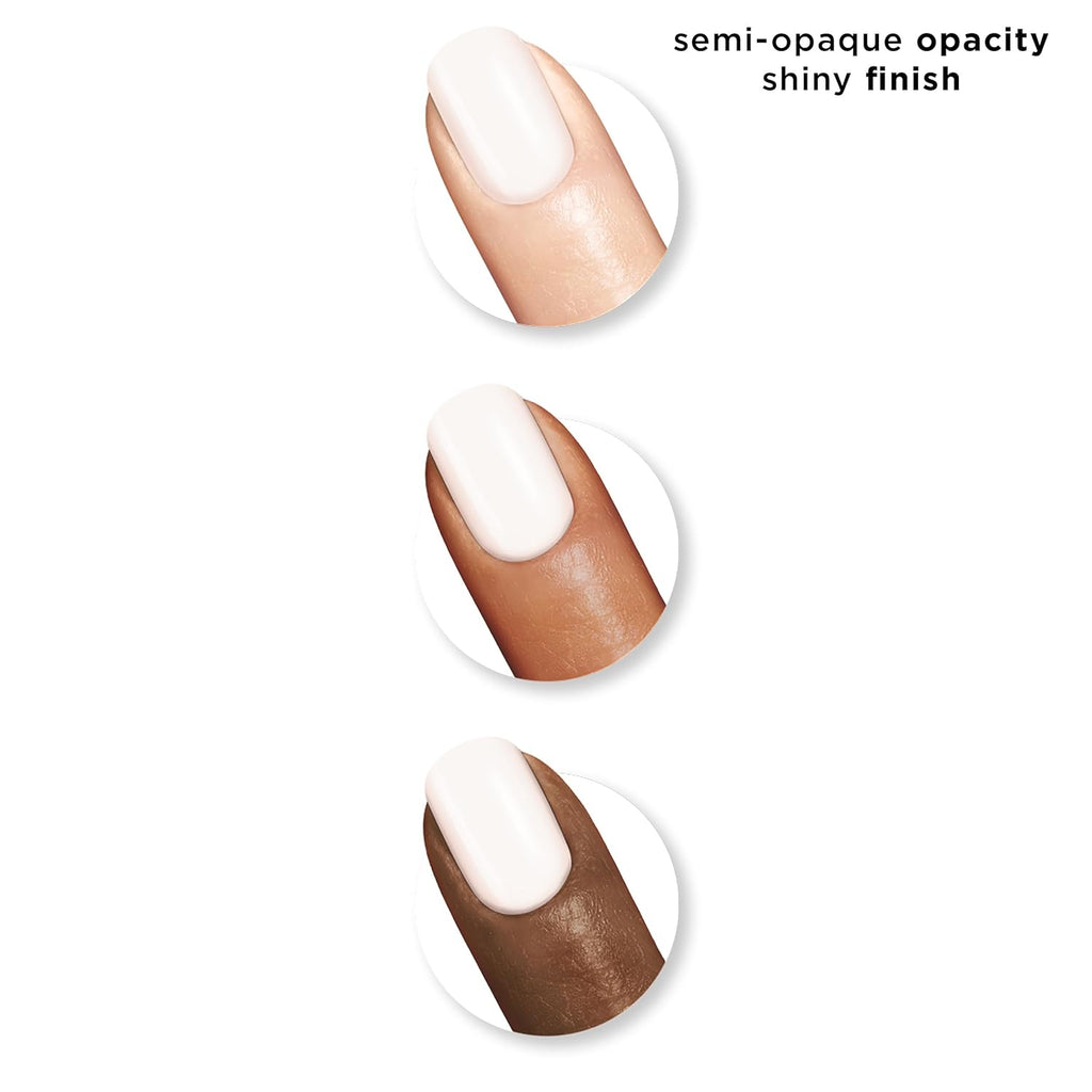 Sally Hansen Xtreme Wear. White On. Long Lasting. Chip Resistant. Semi Opaque. Shiny White Nail Polish : Beauty & Personal Care
