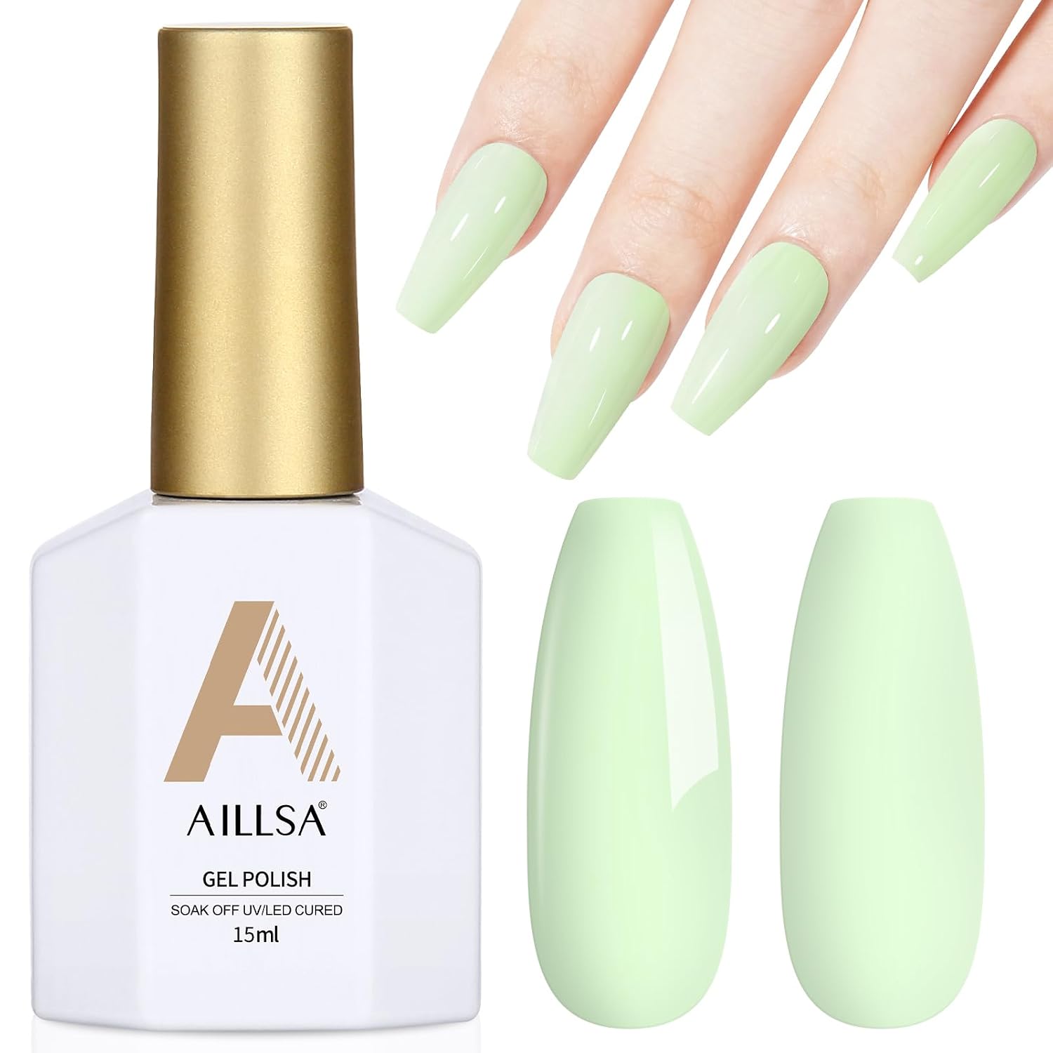 AILLSA Gel Nail Polish Nude Pink Gel Polish Sheer Neutral Color Jelly Gels Nail Polish Natural Translucent Soak Off U V Nails for Nail Art French Manicure at Home 0.51 Fl Oz /GB49 : Beauty & Personal Care