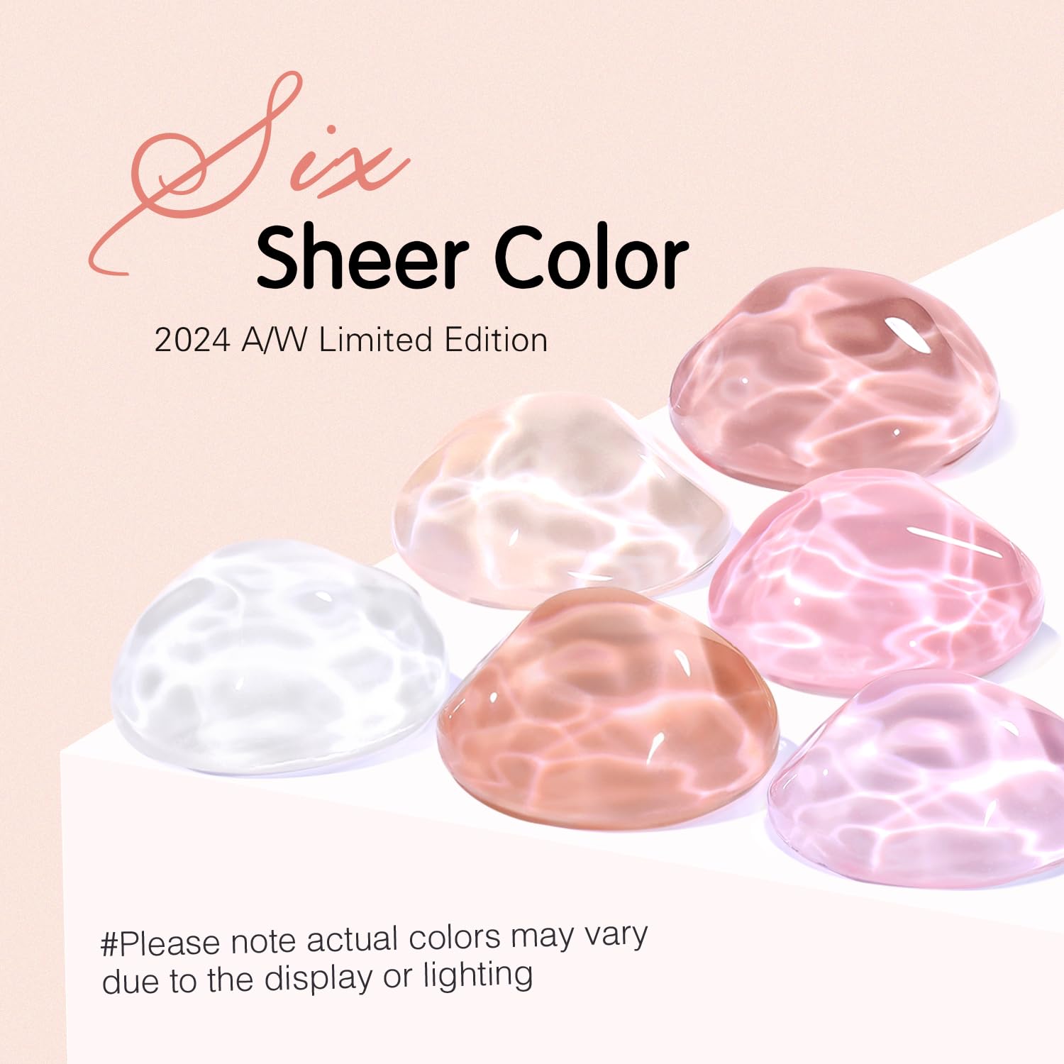 SHOYUM Nude Pink Gel Nail Polish Set- 6 Colors Sheer Milky White Jelly Gel Polish All Seasons Skin Tones Neutral Gel Polish Kit. Soak Off LED Gel Nail Kit Manicure DIY Home : Beauty & Personal Care