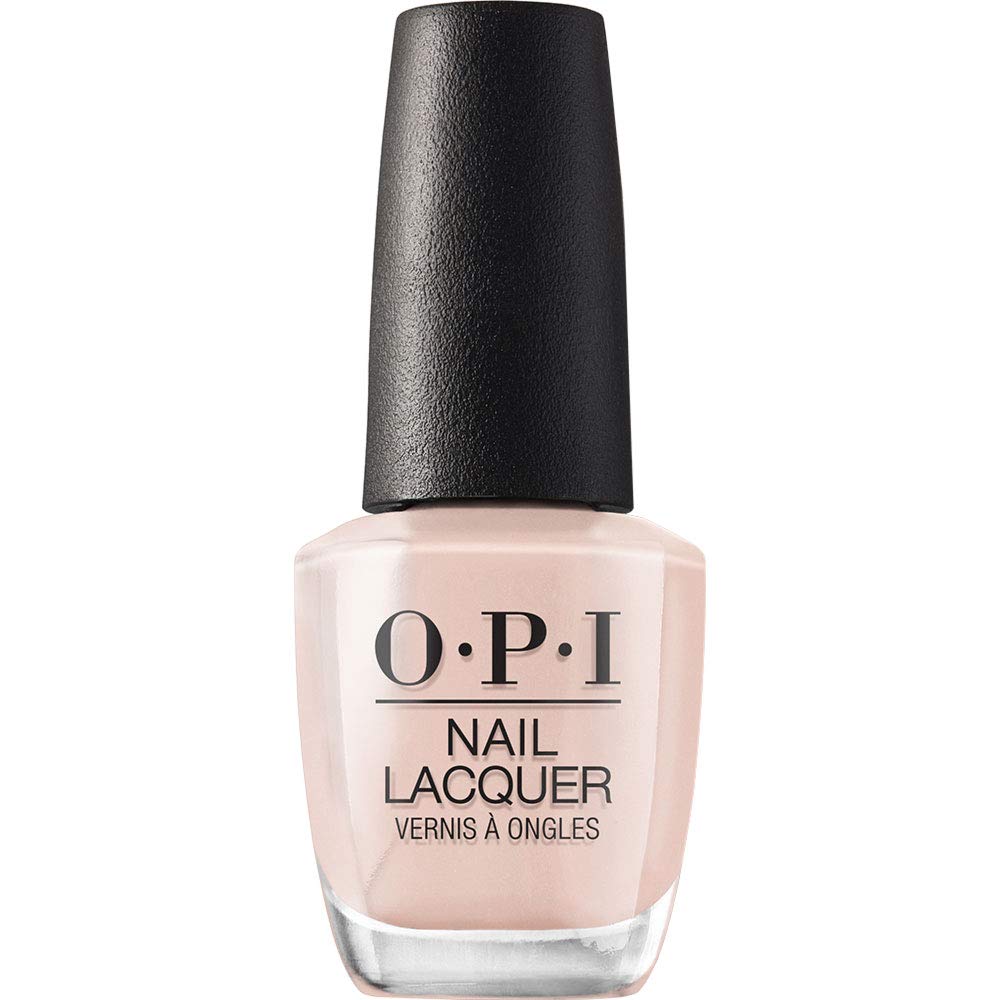 OPI Nail Lacquer Bubble Bath | Sheer Nude Pink Crème Chip Resistant Nail Polish | Fast Drying. Streak Free
