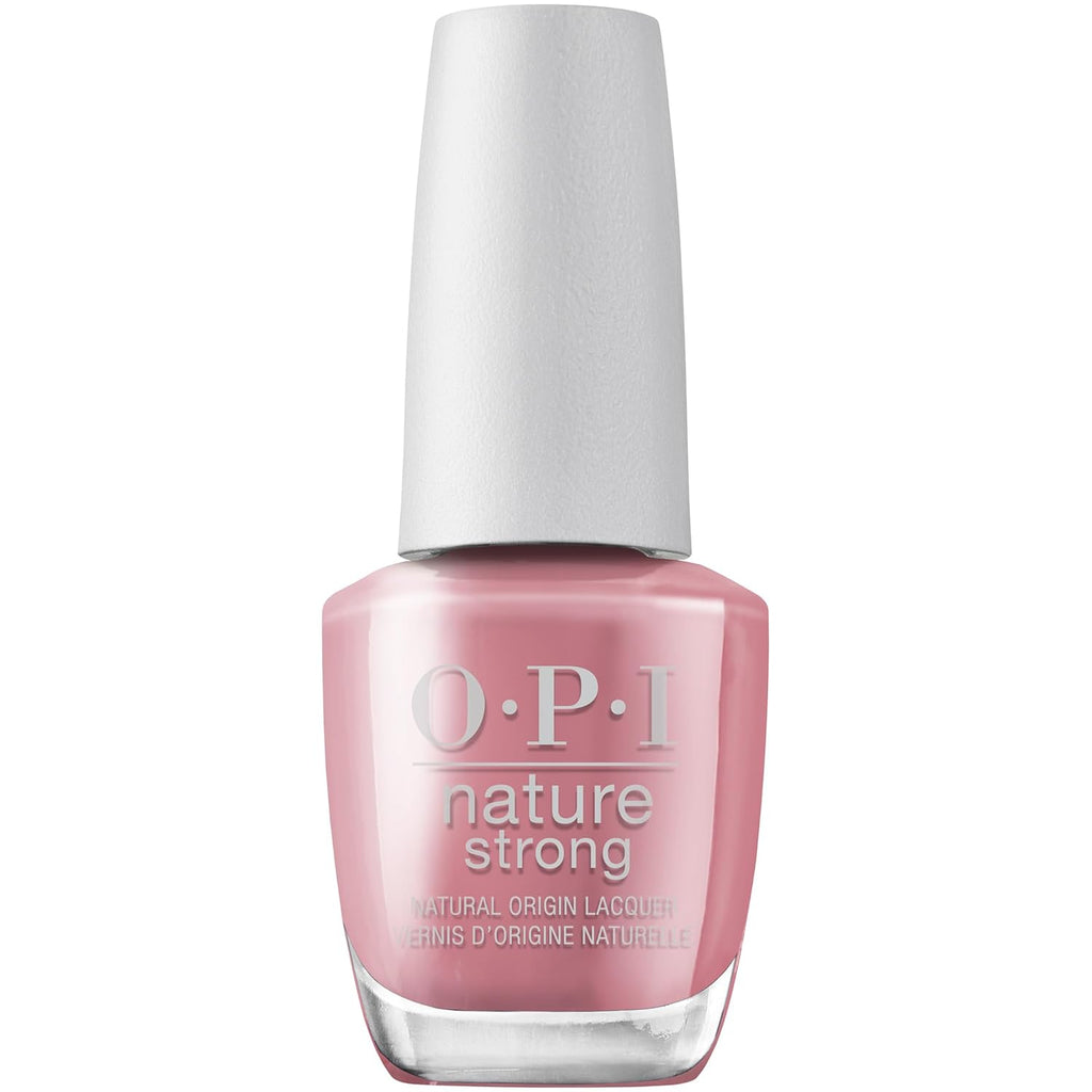 OPI Nature Strong For What It's Earth | Sheer Soft Pink Crème Natural Origin Nail Polish | Plant Based. Vegan. Cruelty Free