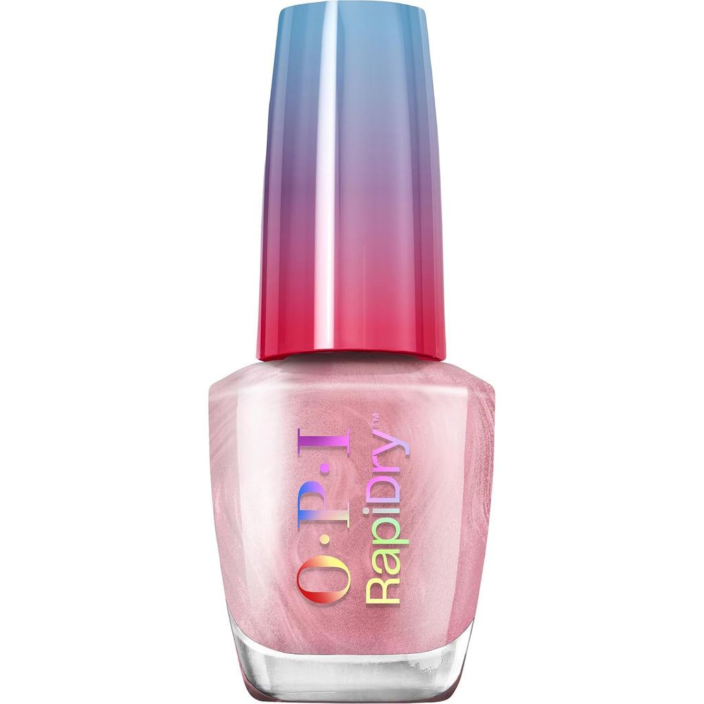 OPI RapiDry Flash n' Flirty | Opaque Soft Pink Pearl Quick Dry Nail Polish | Vegan. Smudge Proof. Fast Drying : Everything Else