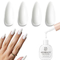 AZUREBEAUTY Warm White Nail Polish | Quick Dry. Long-Lasting. Natural Glossy Finish for DIY Manicure & Nail Art. Salon Quality for Women : Beauty & Personal Care