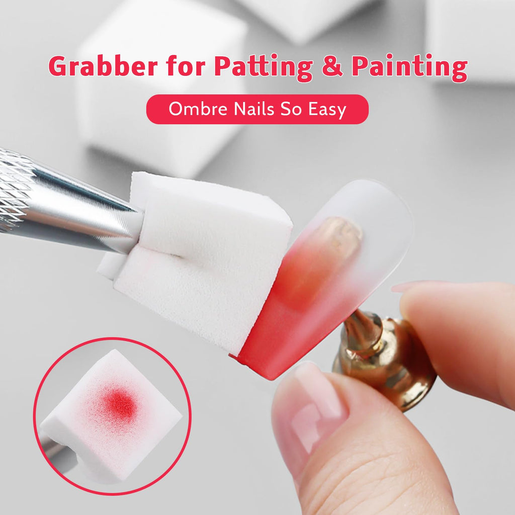 Karroy Sponge Pat Gel Nail Polish Palette. 12 Colors Blending Ombre Gel Polish Gradient Painting Nails Art. No Wipe. UV/LED Cured (12 Colors D) : Beauty & Personal Care