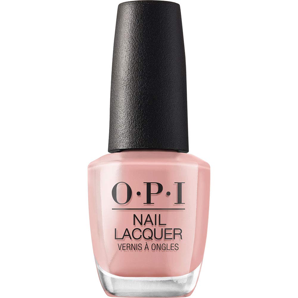 OPI Nail Lacquer Bubble Bath | Sheer Nude Pink Crème Chip Resistant Nail Polish | Fast Drying. Streak Free