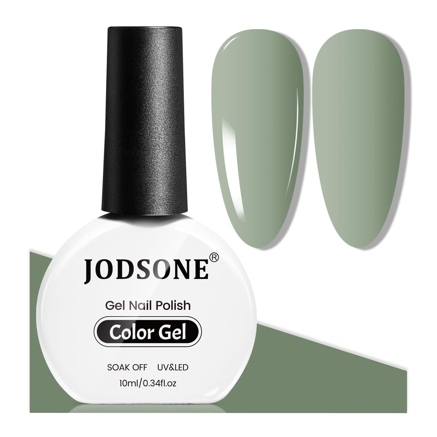 JODSONE 10ml Black Gel Nail Polish Black Gel Polish Soak Off Led Gel Polish Nail Art Manicure Salon Diy Need U V Lamp : Beauty & Personal Care