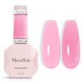 MelodySusie Jeweliver Nude Gel Nail Polish. 0.5Fl.oz Milky Gel Polish Pastel Color Soak Off UV LED Light Cure Gift for Women Manicure Nail Art DIY at Home JM08 : Beauty & Personal Care