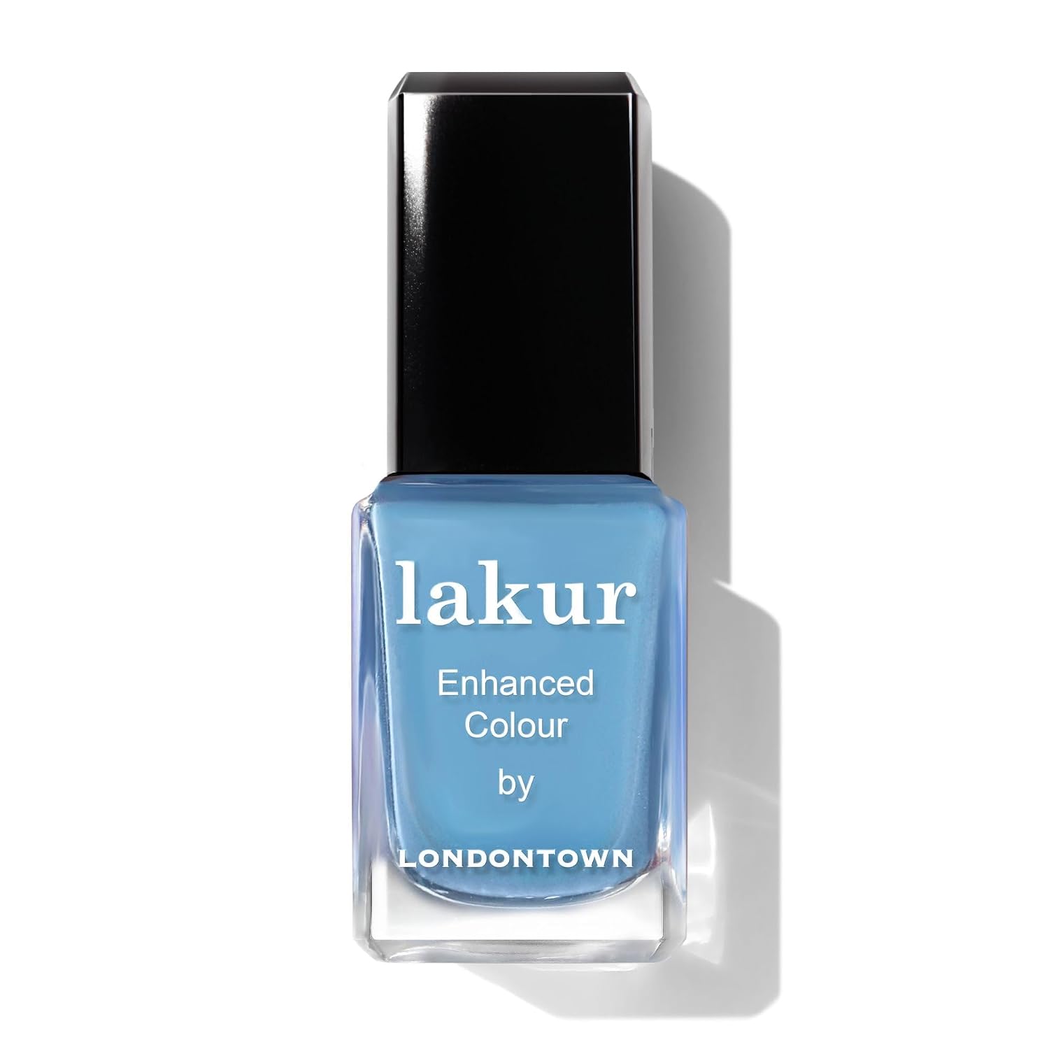 LONDONTOWN Lakur Nail Polish – Blue. Cloud Nine. 0.4 Fl Oz. Long-Lasting. Streak-Free. Chip-Resistant | 21+ Free Non-Toxic Vegan Nail Color. Strengthens & Hydrates Nails : Beauty & Personal Care
