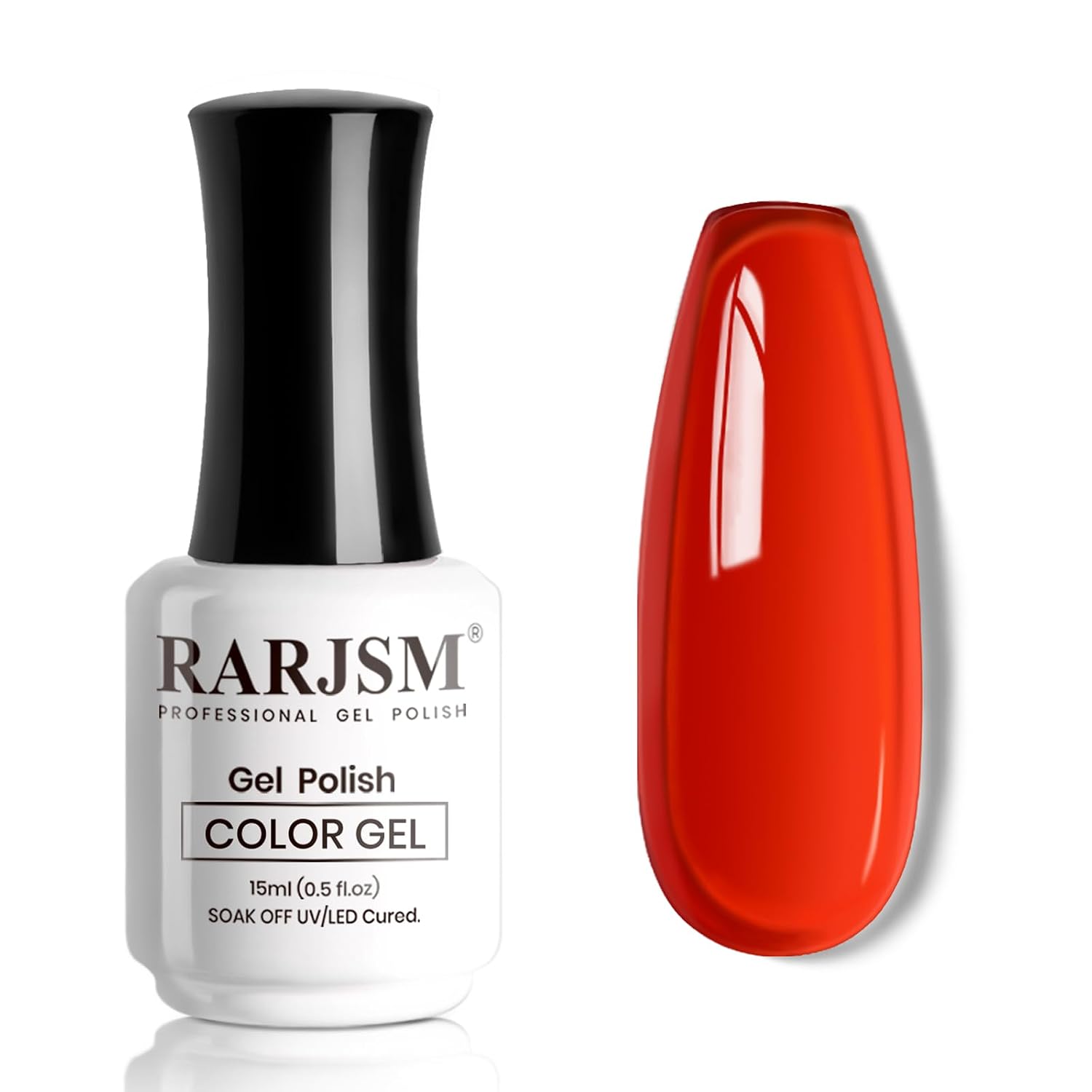 RARJSM Nude Gel Polish Sheer Rose Pink Gel Nail Polish Clear Pink French Manicure Nude Pink Jelly Nail GelPolish Varnish Curing Requires 1pcs 15ml LED UV Gel Soak Off for Home Salon Nail Art DIY : Beauty & Personal Care