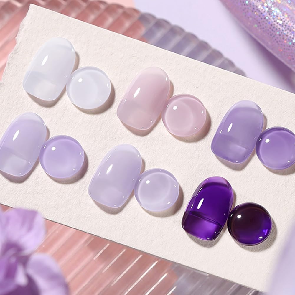 Born Pretty Pastel Gel Nail Polish Set Spring Summer Gel Polish Macaron Candy Sweet Color Gel Polish Easter Soft Pink Yellow Purple Blue Green Colors Collection Nail Art Gift Box 7ML 6PCS : Beauty & Personal Care