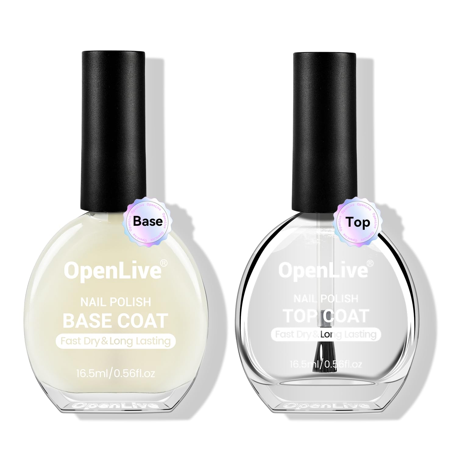 OpenLive 16.5ml Dark Red Nail Polish Large Volume Quick Dry Nail Polish. Long Lasting Shine. Fingernail Toenail Nail Art DIY Home Travel Nail Art Gift : Beauty & Personal Care