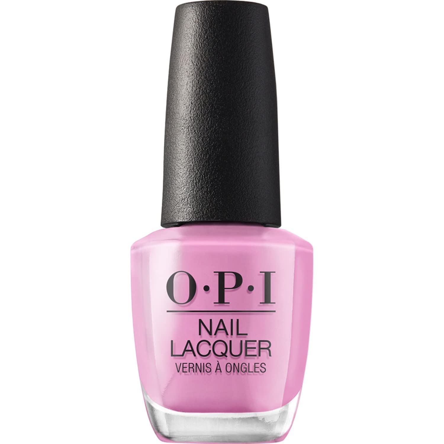 OPI Nail Lacquer Strawberry Margarita | Opaque Bright Pink Crème Chip Resistant Nail Polish | Fast Drying. Streak Free