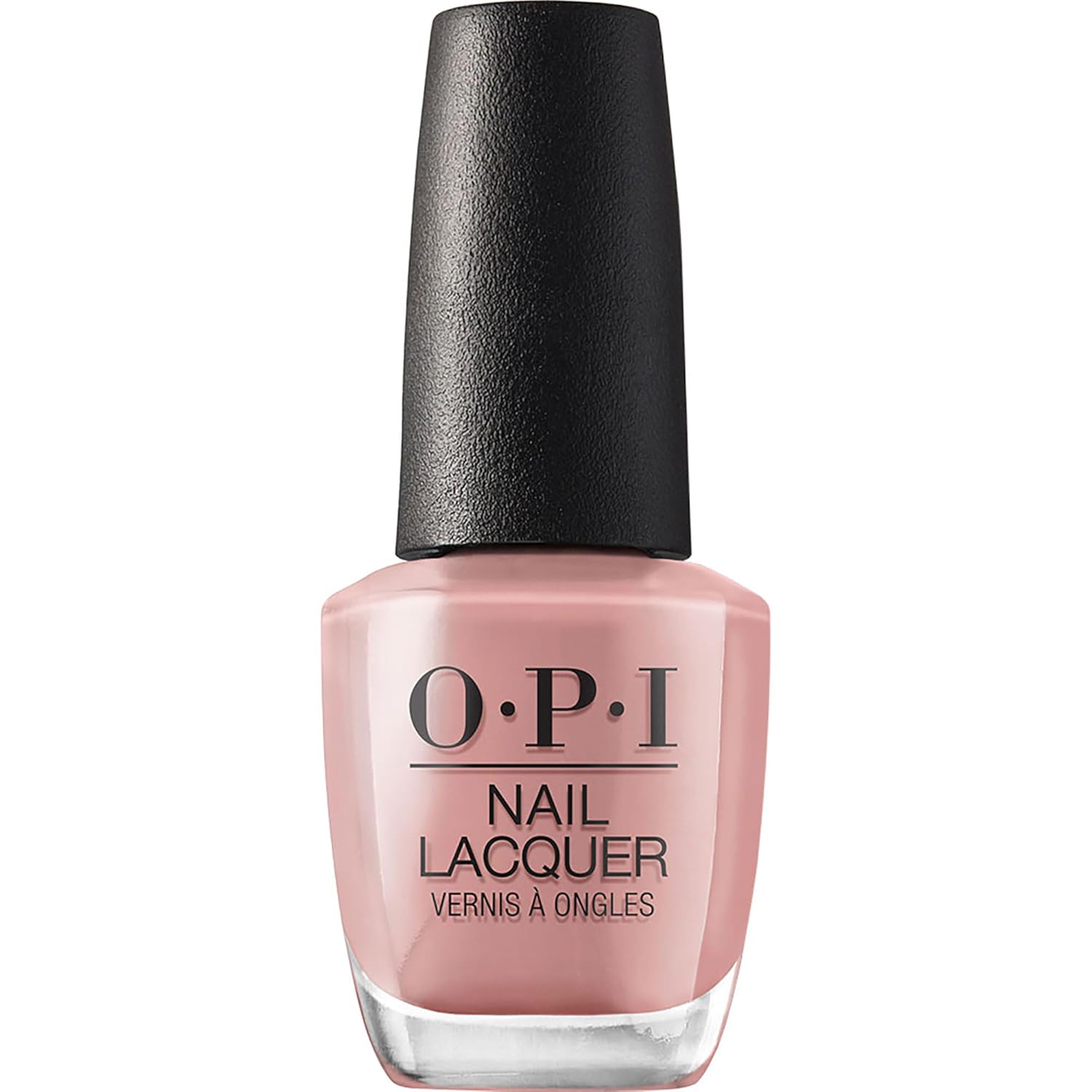 OPI Nail Lacquer Bubble Bath | Sheer Nude Pink Crème Chip Resistant Nail Polish | Fast Drying. Streak Free