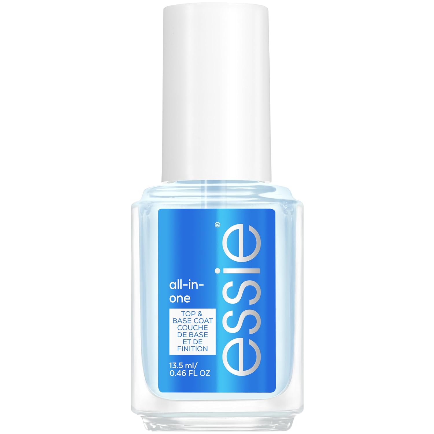 essie All-In-One Base Coat + Top Coat + Strengthener Nail Polish. 0.46 Ounces (Packaging May Vary) : Nail Polish : Beauty & Personal Care