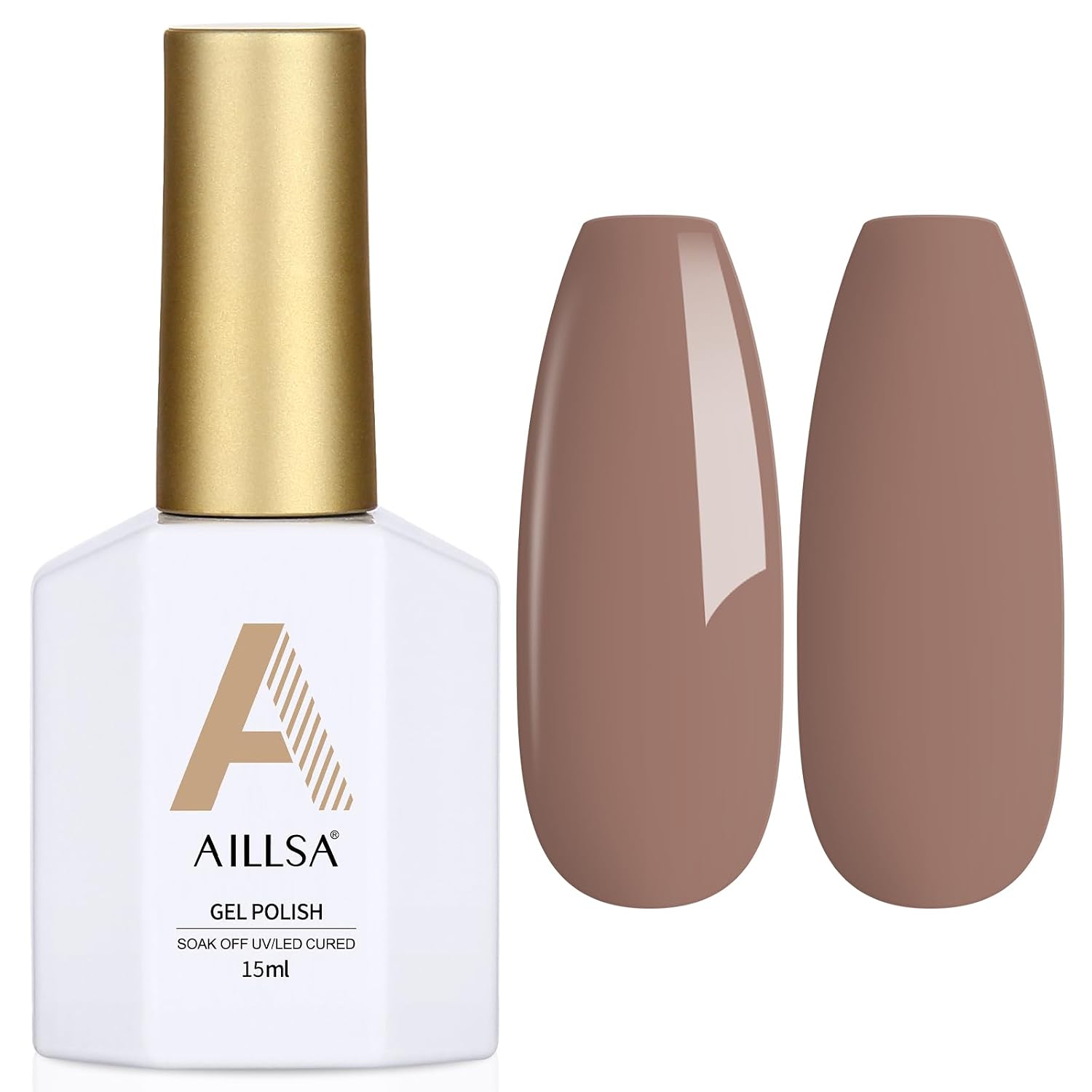 AILLSA Gel Nail Polish Nude Pink Gel Polish Sheer Neutral Color Jelly Gels Nail Polish Natural Translucent Soak Off U V Nails for Nail Art French Manicure at Home 0.51 Fl Oz /GB49 : Beauty & Personal Care