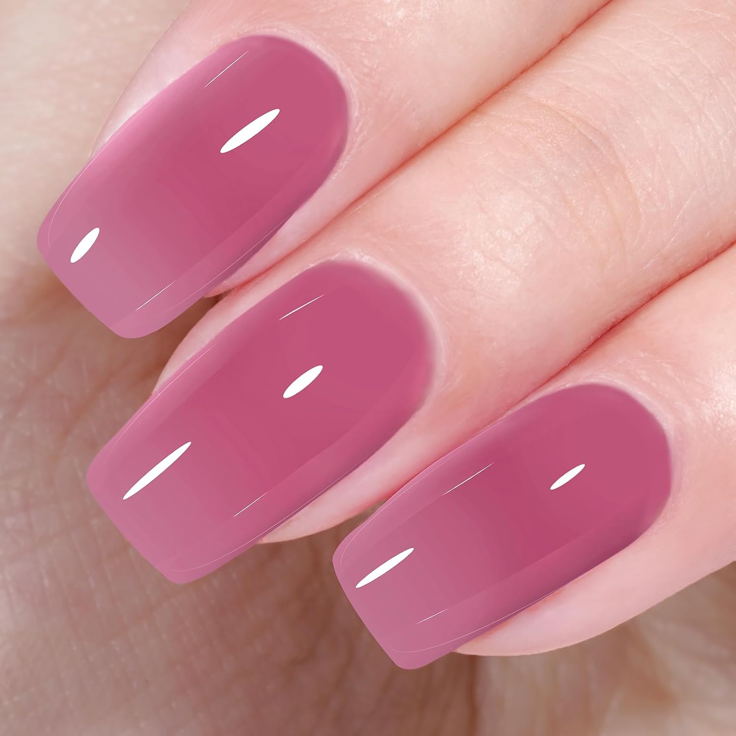 AILLSA Gel Nail Polish Nude Pink Gel Polish Sheer Neutral Color Jelly Gels Nail Polish Natural Translucent Soak Off U V Nails for Nail Art French Manicure at Home 0.51 Fl Oz /GB49 : Beauty & Personal Care