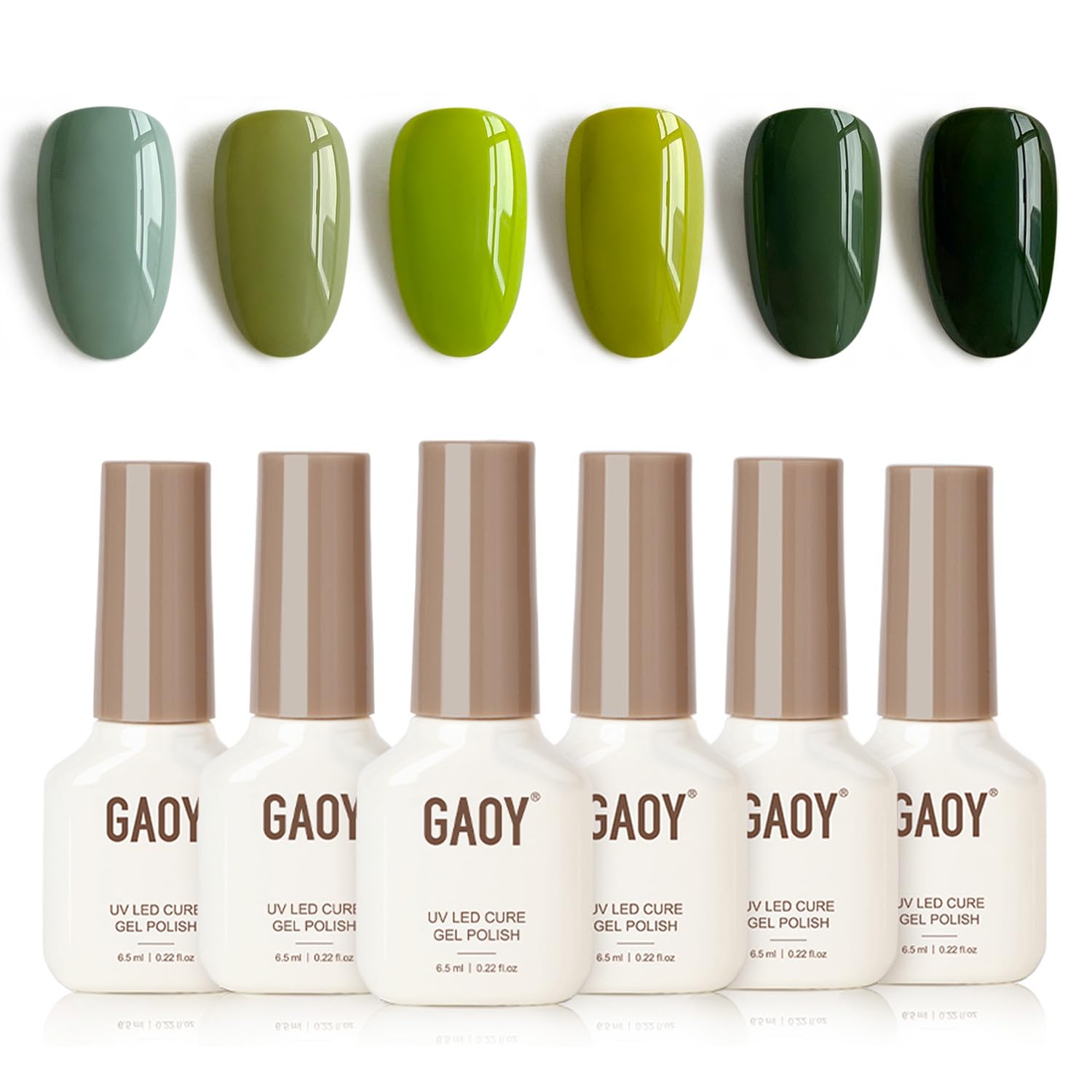 GAOY Rose Garden Jelly Gel Nail Polish of 6 Transparent Nude Red Pink Brown Colors Sheer Gel Polish Kit for Salon Manicure and Nail Art DIY at Home : Beauty & Personal Care