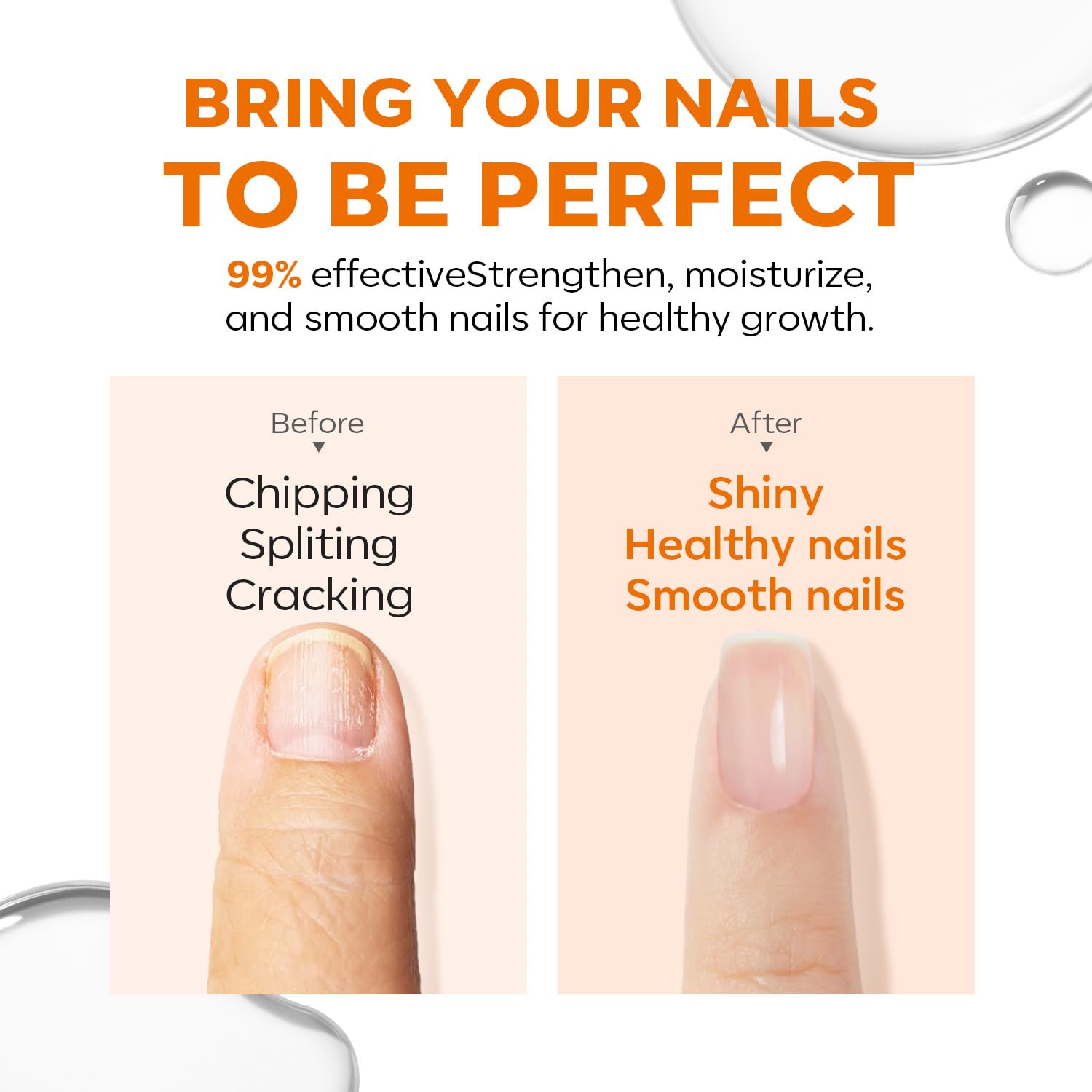 modelones Nail Strengthener and Growth. Clear Nail Polish Nail Repair for Damaged Nails Hardener Extra Strong and Growth Natural Nail Care Gifts for Women Toenails Concealer Polsih 15ml : Beauty & Personal Care