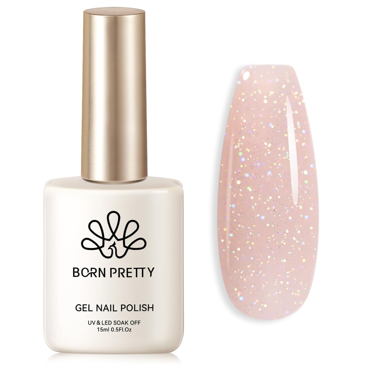 Born Pretty Milky White Gel Nail Polish Jelly White Sheer Translucent Neutral Gel Polish Soak Off Nail Art Gel 15ml. 0.54 Fl Oz : Beauty & Personal Care
