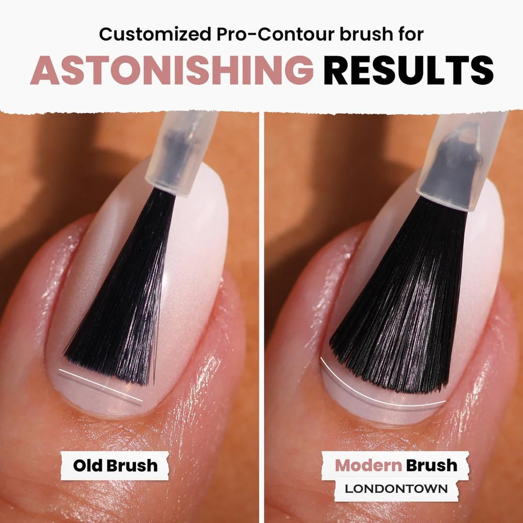 LONDONTOWN Lakur Nail Polish – Nude & Brown Shades. Champagne in Bed. 0.4 Fl Oz. Long-Lasting. Streak-Free. Chip-Resistant | 21+ Free Non-Toxic Vegan Nail Color. Strengthens & Hydrates Nails : Beauty & Personal Care