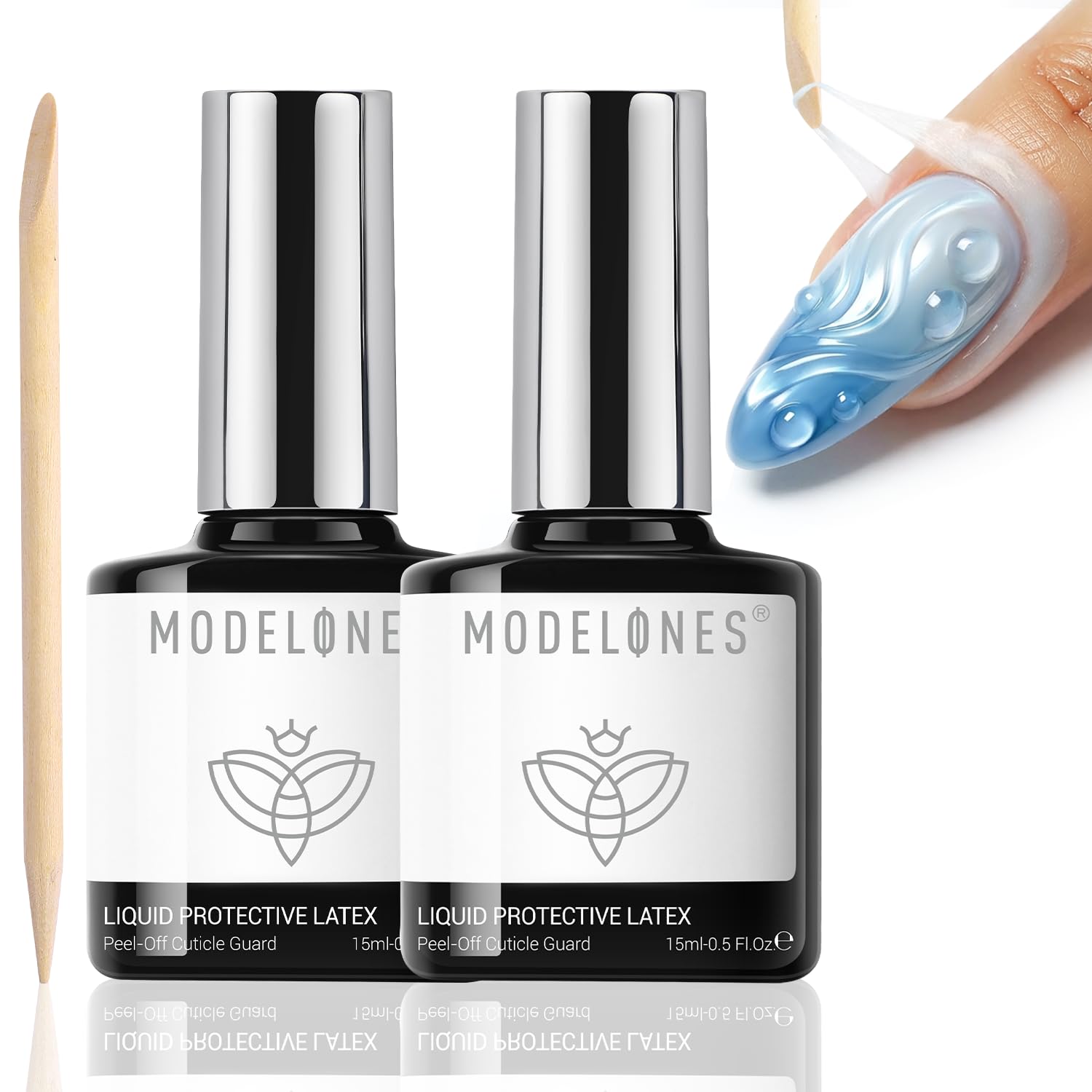 modelones Gel Top Coat. 15 ml 2026 Upgrade Super Shiny Base and Top Coat Set. Soak Off Nail Lamp Acid Free No Wipe Clear Base Top Gel Nail Polish : Beauty & Personal Care