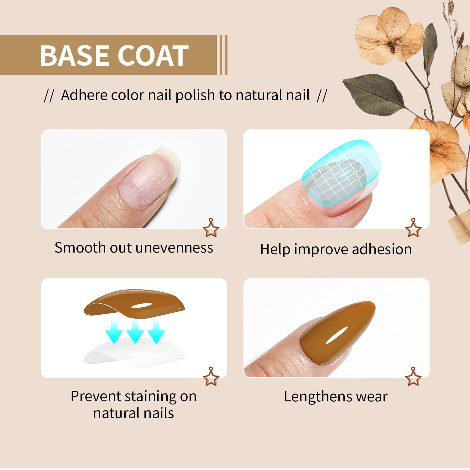 OpenLive Base and Top Coat Nail Polish Quick Dry.16.5ml Large capacity Basic Nail Polish Set Air Dry Fast. High-Glossy Shiny. No U V Light Needed for Women Salon DIY Nail Art : Beauty & Personal Care