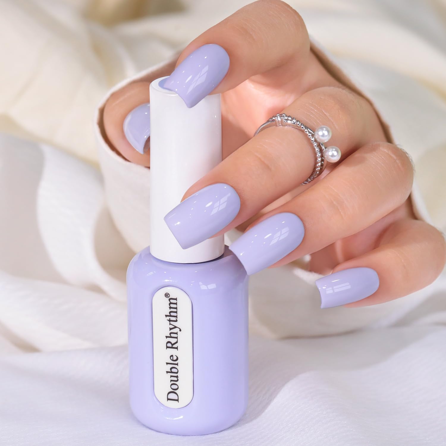 Double Rhythm 0.50 OZ Gel Polish Hema Free Same Color Same Bottle Golden Round Translucent Neutral Natural Milky 15 ML Jelly UV Polish Art DIY at Home (Bright Pink-H1040) : Beauty & Personal Care