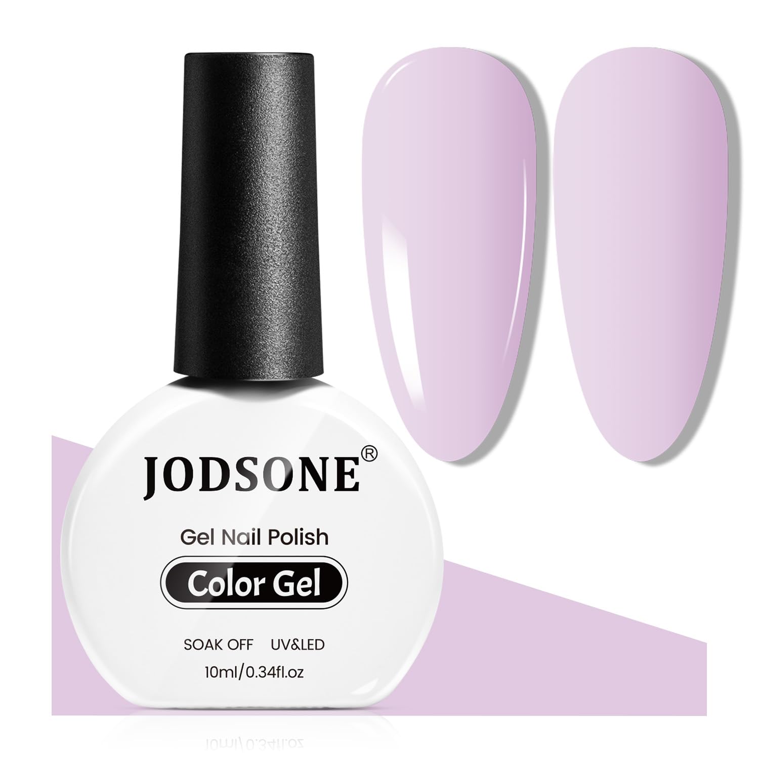 JODSONE Pastel Yellow Gel Nail Polish 10ml Soak Off LED Gel Polish Butter Yellow Nail Color Salon Quality Long-Lasting Low Odor (Need U V Lamp Curing) : Beauty & Personal Care