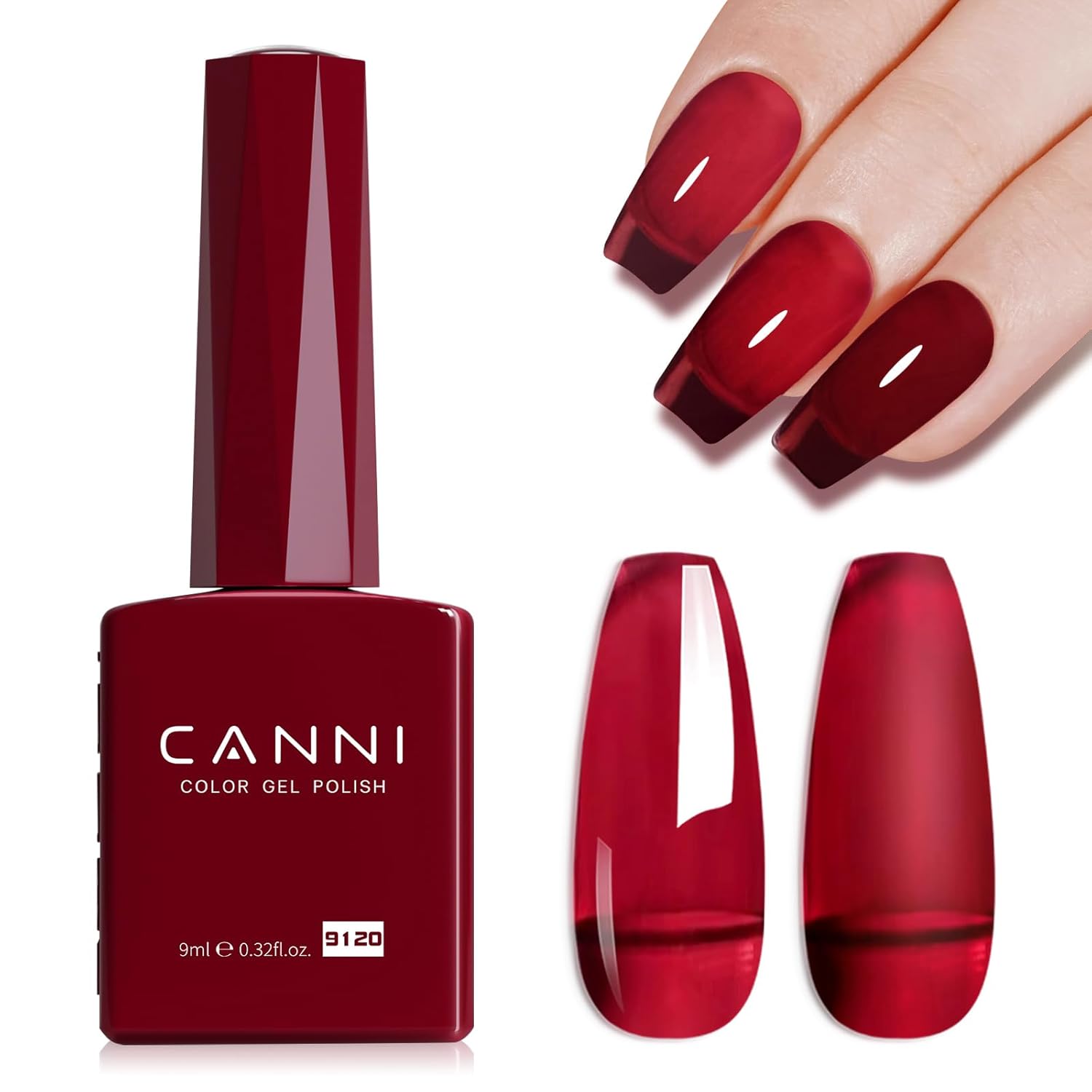 CANNI Light Pink Gel Nail Polish. 1Pcs Baby Pink Gel Polish Soft Pale Color High Gloss Soak Off U V Nail Manicure Salon DIY : Beauty & Personal Care