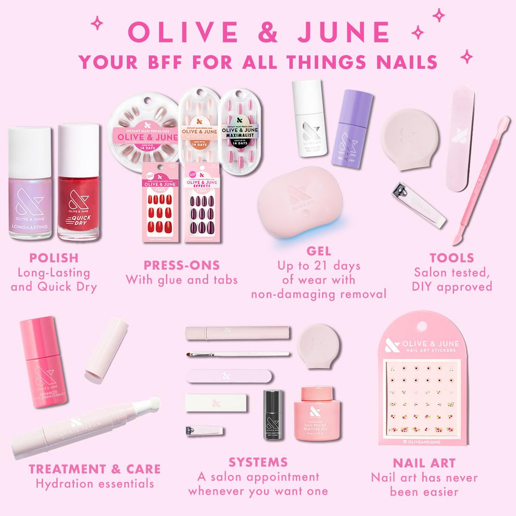Olive & June Quick Dry Summer Nail Polish | Instant Fast-Drying Smudgeproof | 15-free Vegan Cruelty-Free | Lasts up to 5 Days | Salon-Quality Manicure Pedicure at Home | Swan Opaque White : Beauty & Personal Care