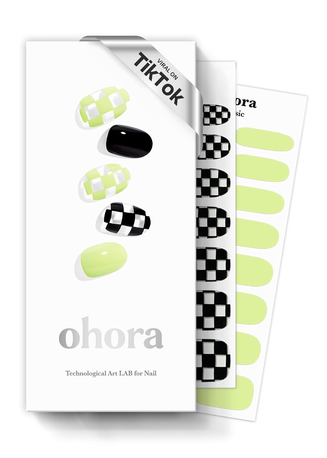 ohora Semi Cured Gel Nail Strips (N Essential French) - White. French. Works with Any UV/LED Lamps. Salon-Quality. Long Lasting. Easy to Apply & Remove - Includes 2 Prep Pads. Nail File & Wooden Stick : Beauty & Personal Care