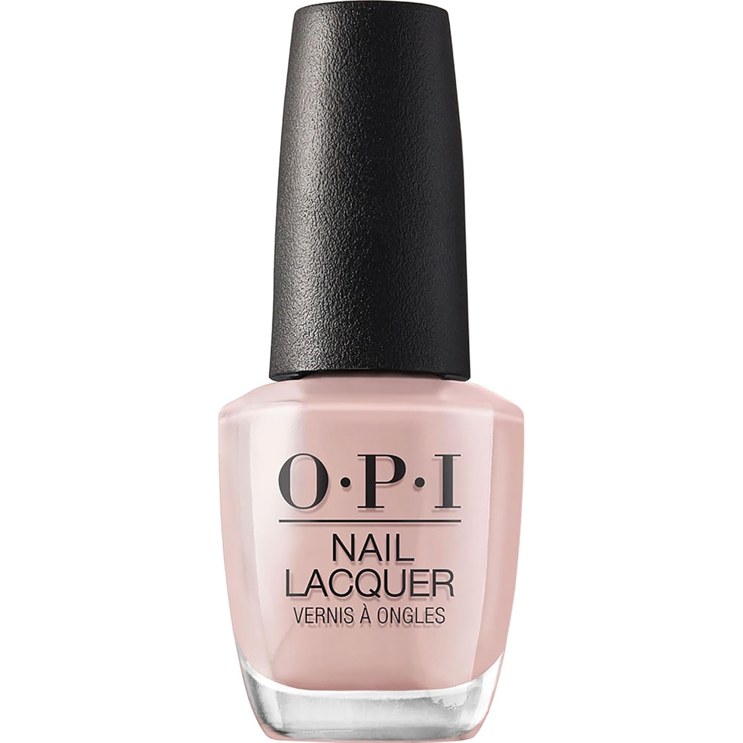OPI Nail Lacquer Bubble Bath | Sheer Nude Pink Crème Chip Resistant Nail Polish | Fast Drying. Streak Free