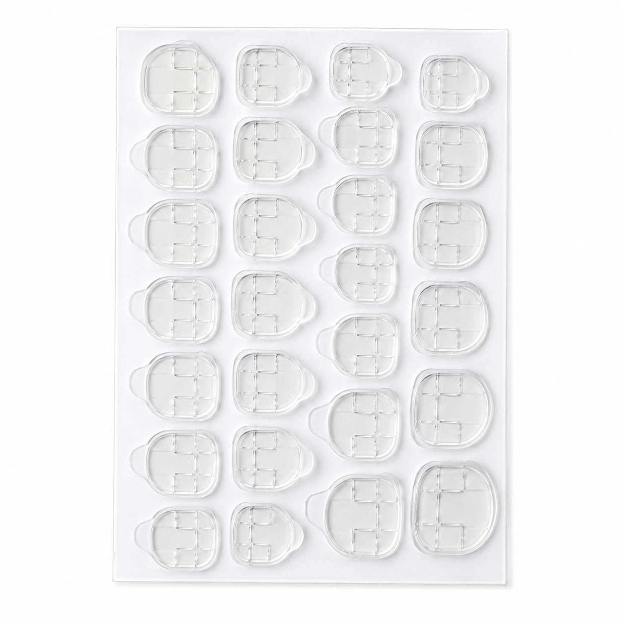Ivtor 10 Sheets Waterproof Breathable Jelly Double Sided Nail Adhesives.Press on Nails Sticky Tabs Nail Glue Sticker : Beauty & Personal Care