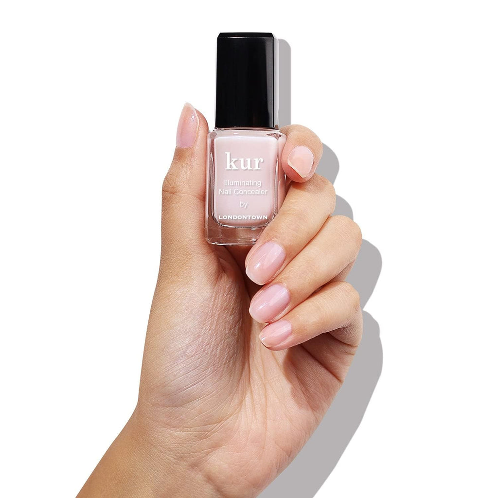 LONDONTOWN kur Pink Nail Conceal & Go Duo Set | Includes Pink Nail Illuminating Concealer and Gel Genius Top Coat. 2 Piece Set : Beauty & Personal Care