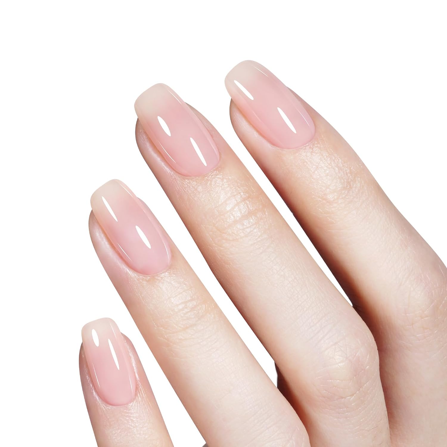 AILLSA Milky Pink Nude Gel Nail Polish. 15ml Translucent Soak Off UV LED Light Cure Gel Polish. Long Lasting for French Nail Art Salon DIY Manicure at Home : Beauty & Personal Care