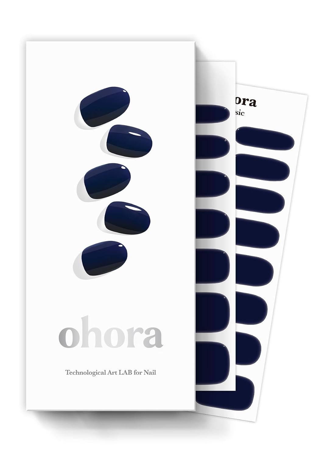 ohora Semi Cured Gel Nail Strips (N Essential French) - White. French. Works with Any UV/LED Lamps. Salon-Quality. Long Lasting. Easy to Apply & Remove - Includes 2 Prep Pads. Nail File & Wooden Stick : Beauty & Personal Care