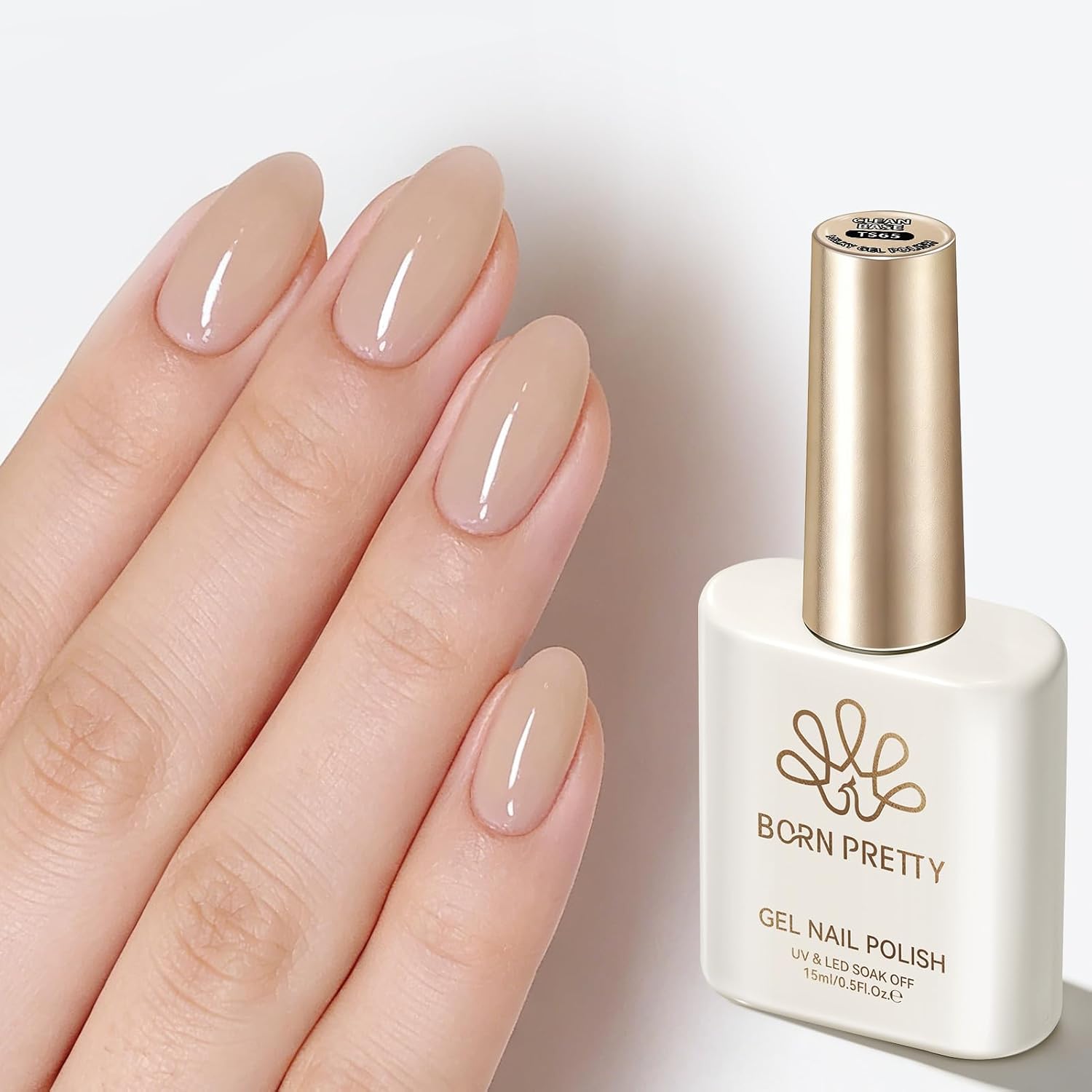 Born Pretty Nude Gel Nail Polish Jelly Light Nude Gel Polish.Sheer Translucent Skin Stone Natural Long Lasting Soak Off Gel Polish Nail Art DIY 15ML : Beauty & Personal Care