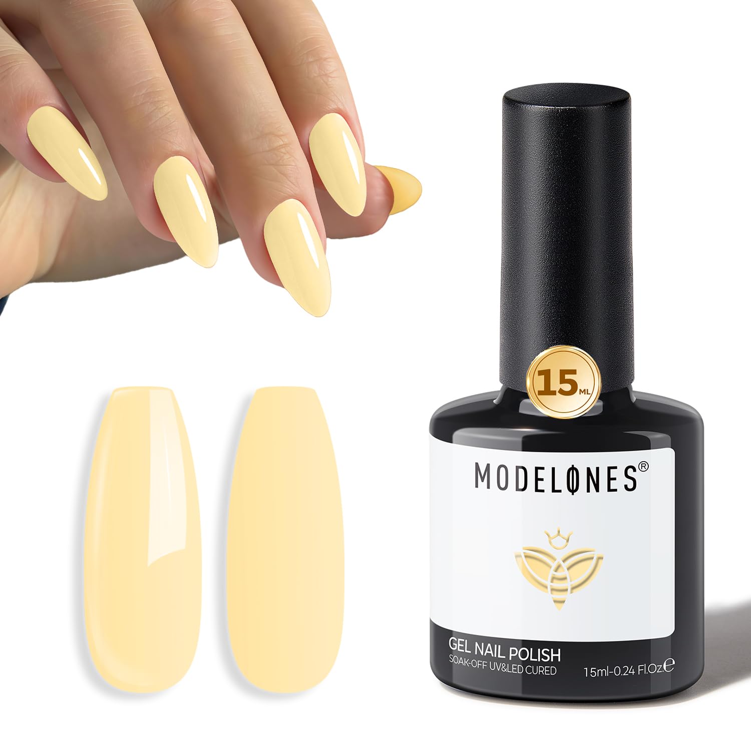 modelones Pink Gel Nail Polish Jelly Nude Pink Gel Polish French Tip Base Colors Translucent Soak Off U V Soap Nails for Nail Art Manicure at Home 15ML : Beauty & Personal Care