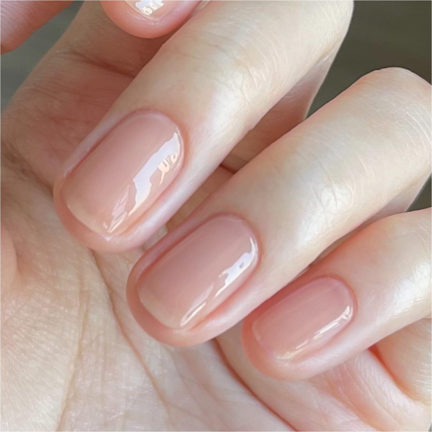 GAOY Sheer Light Pink Gel Nail Polish. 16ml Jelly Milky White Peach Translucent Color 1352 UV Light Cure Gel Polish for Nail Art DIY Manicure and Pedicure at Home : Beauty & Personal Care