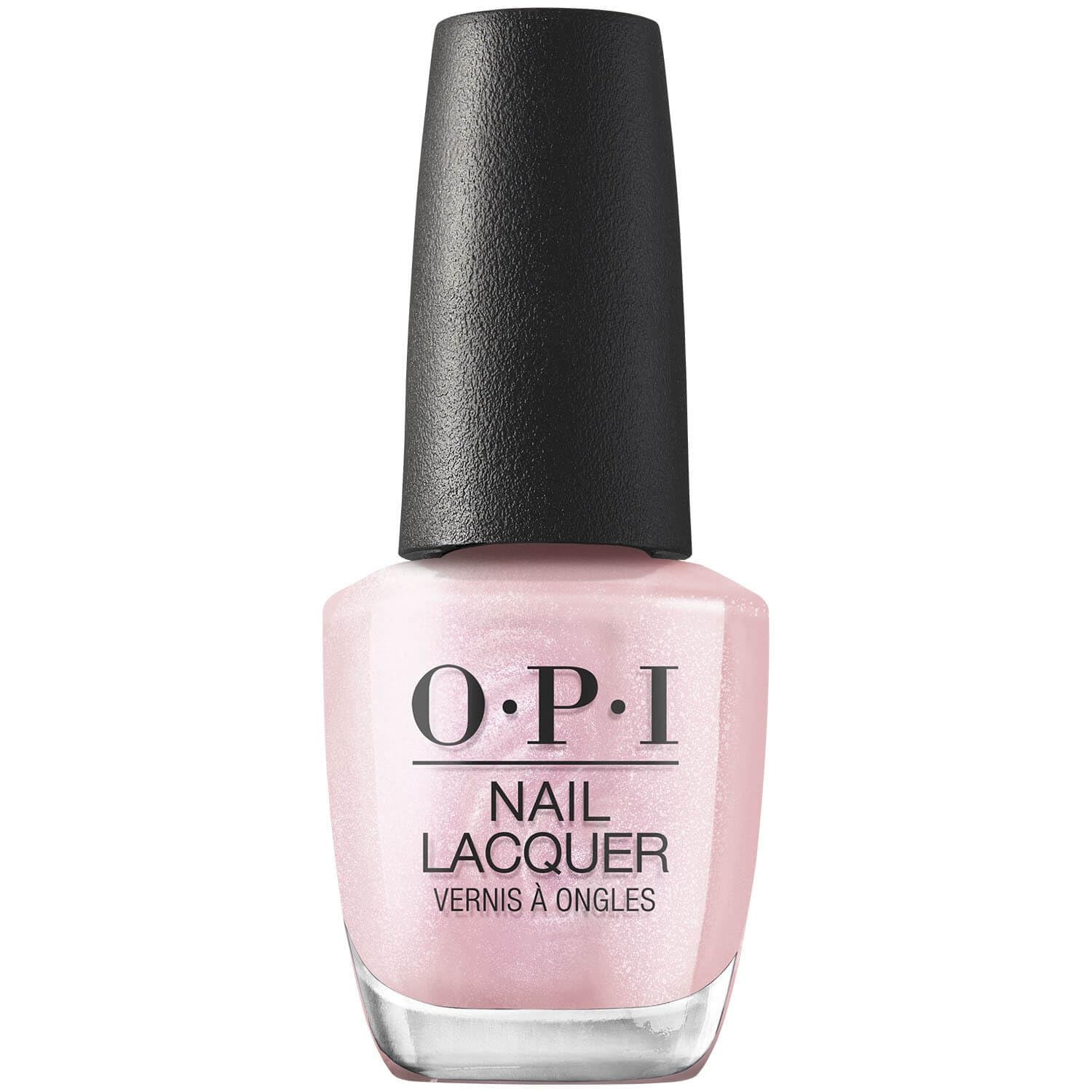 OPI Nail Lacquer Strawberry Margarita | Opaque Bright Pink Crème Chip Resistant Nail Polish | Fast Drying. Streak Free