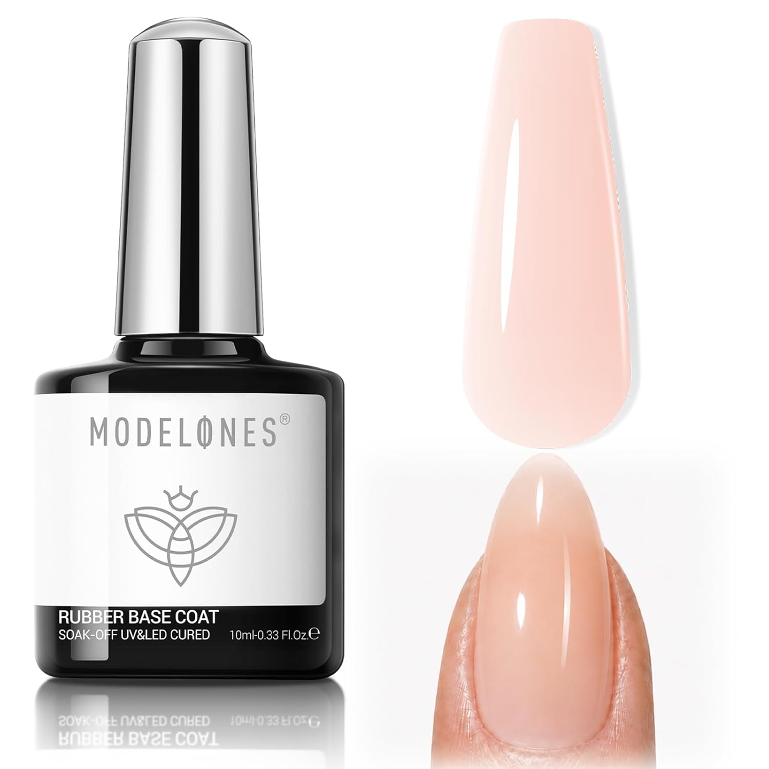 modelones Gel Top Coat. 15 ml 2026 Upgrade Super Shiny Base and Top Coat Set. Soak Off Nail Lamp Acid Free No Wipe Clear Base Top Gel Nail Polish : Beauty & Personal Care